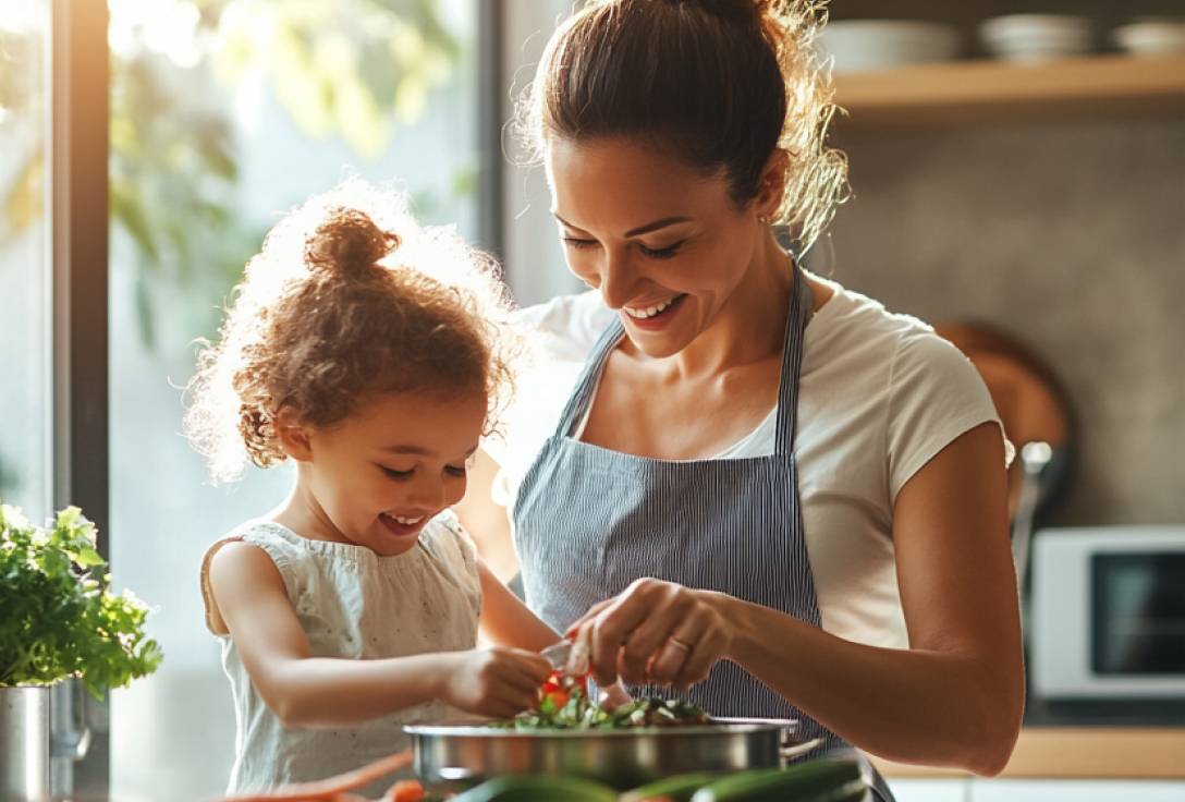 Stressfreies Kochen mit Kleinkindern: So geht’s