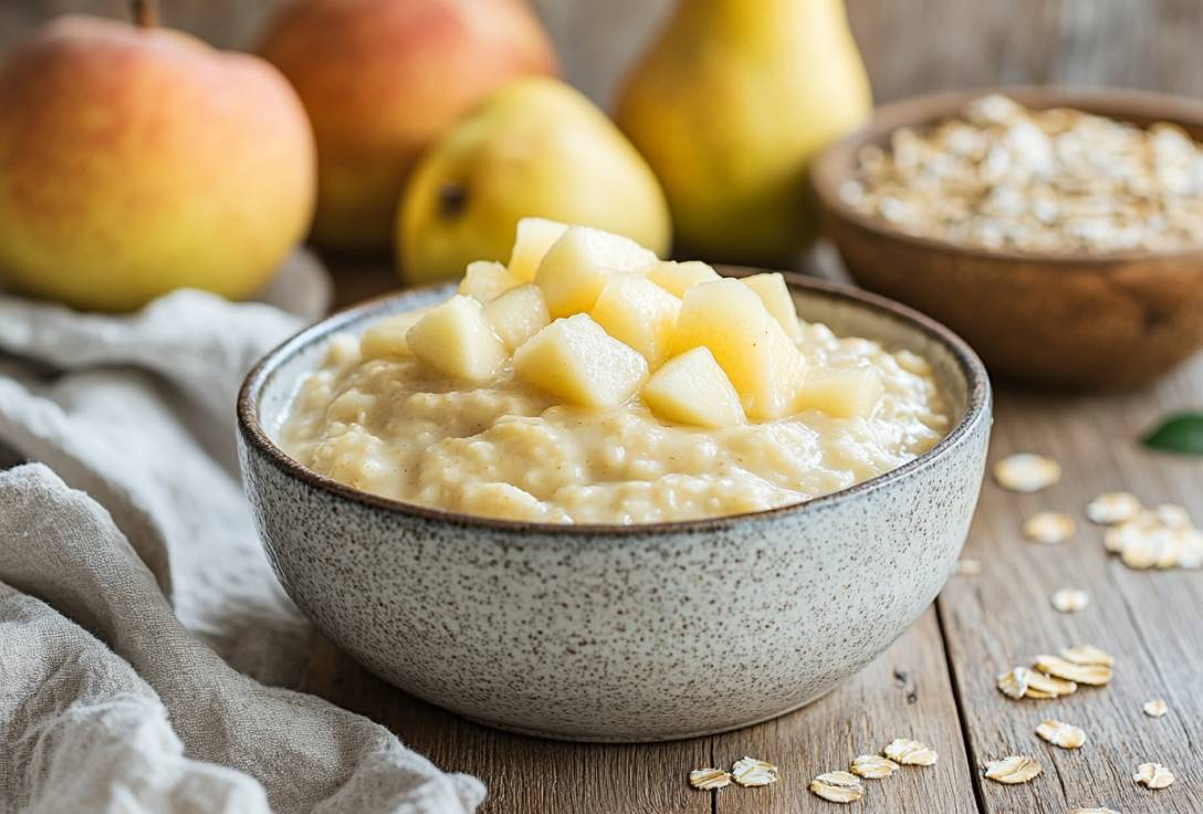 Apfel-Birnen-Porridge