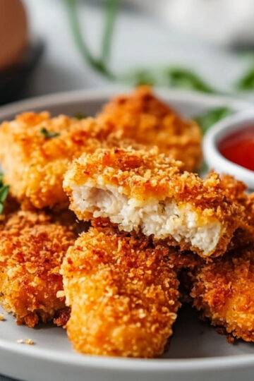 Selbstgemachte Chicken Nuggets