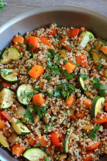 Gemüse-Quinoa-Pfanne