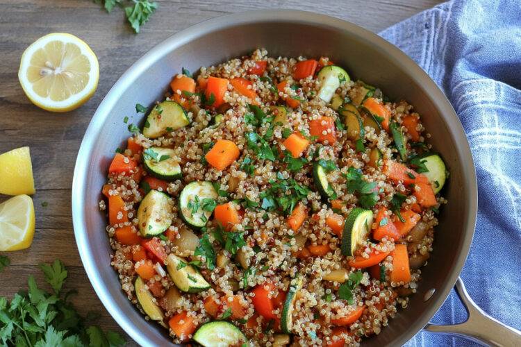 Gemüse-Quinoa-Pfanne