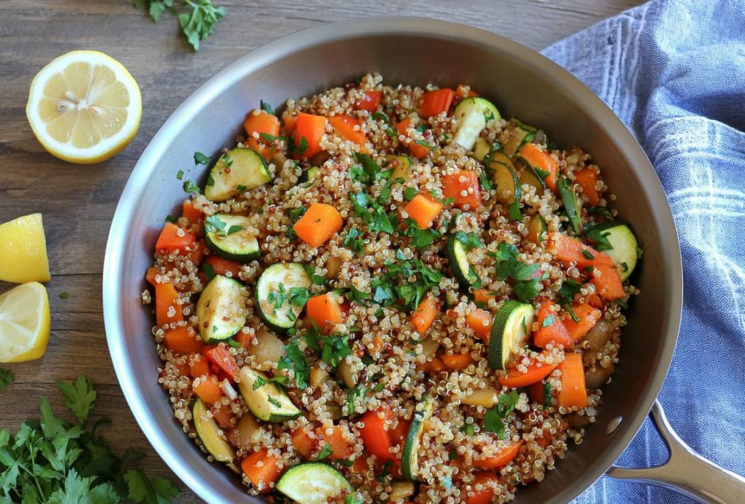 Gemüse-Quinoa-Pfanne