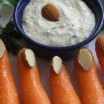 Karottenfinger mit Dip