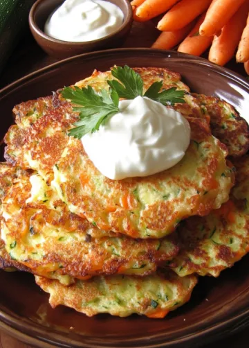 Kuerbispfannkuchen mit viel verstecken Gemüse