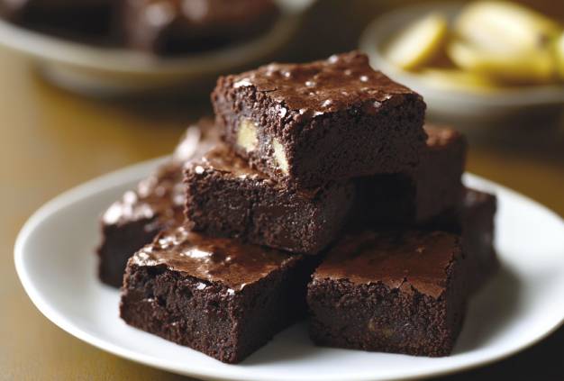 Schoko-Bananen-Brownies