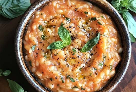 Schnelles Tomaten Risotto