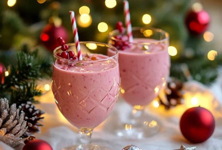 Weihnachtlicher Obstsmoothie