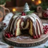 Weihnachtlicher Mamorkuchen