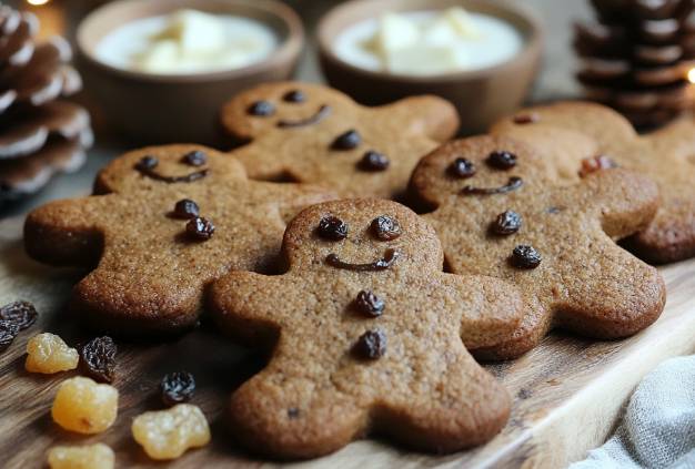 Gesunde Lebkuchen-Männchen