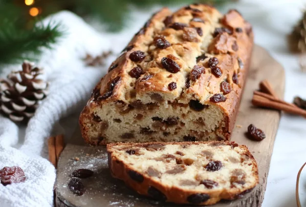 Kinderfreundlicher Weihnachtsstollen ohne Zucker