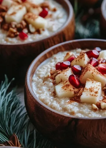 Weihnachtlicher Porridge