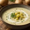 Herzhafte Gewürzgurken-Kartoffelsuppe