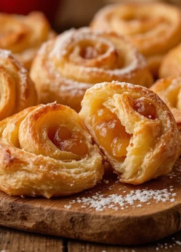 Fruchtige Blätterteig-Schnecken aus der Heißluftfritteuse