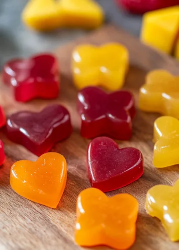 Hausgemachte Fruchtgummis ohne Zucker