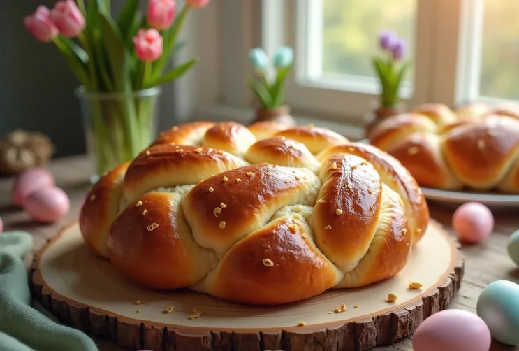 Osterzopf ohne Zucker