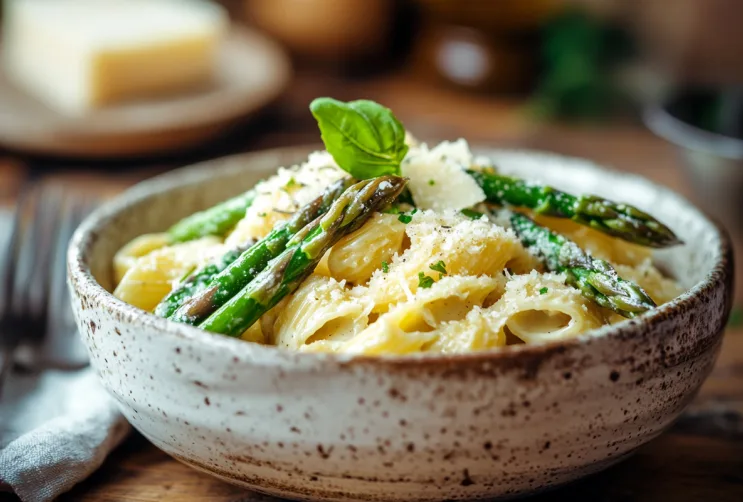 Spargel-Ricotta-Pasta