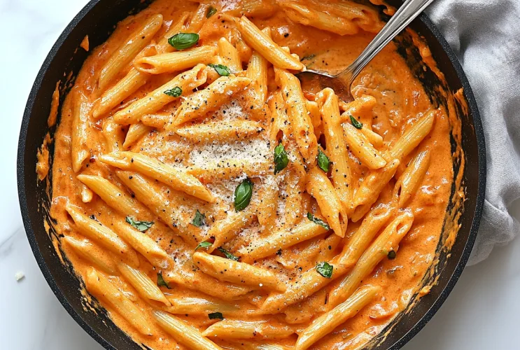 One-Pot-Pasta mit Tomaten & Mozzarella