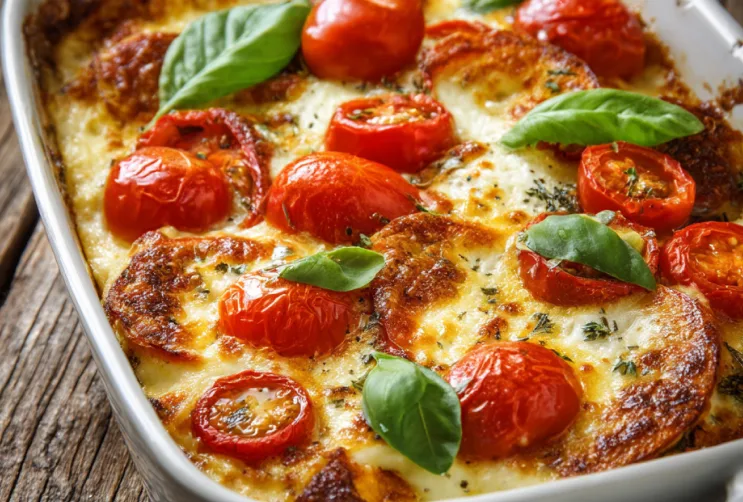 Tomaten-Mozzarella-Auflauf