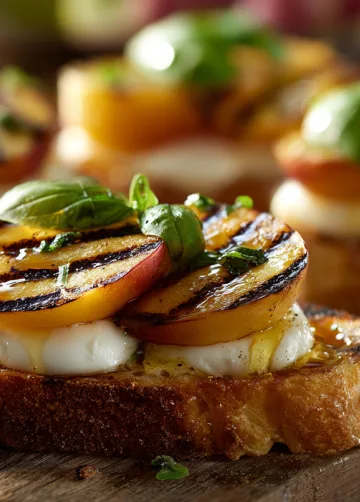 Pfirsich-Mozzarella-Zauber