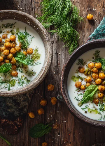 Türkische Joghurt-Gurken-Suppe