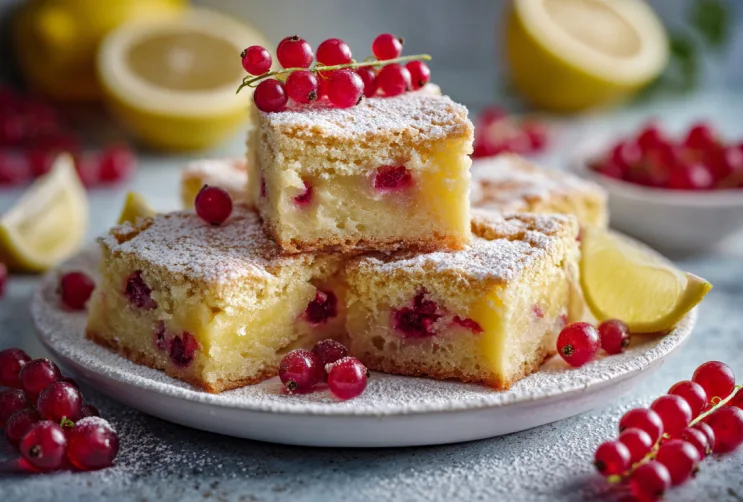 Johannisbeer-Zitronen-Bars