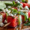 Wassermelonen-Feta-Spieße