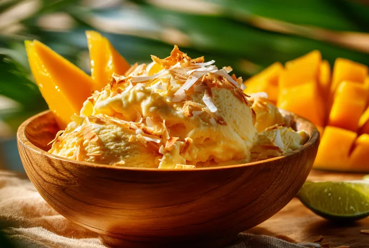 Mango-Kokostraum-Eis Rezept