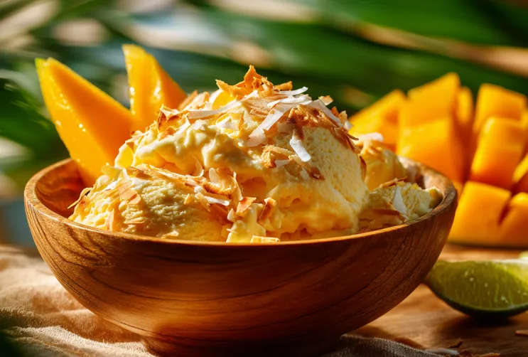 Mango-Kokostraum-Eis Rezept