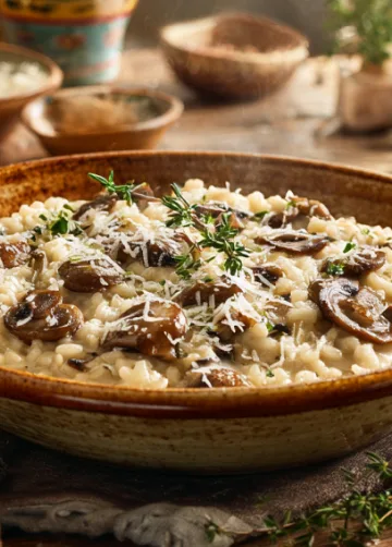 Pilz-Risotto mit frischen Kräutern