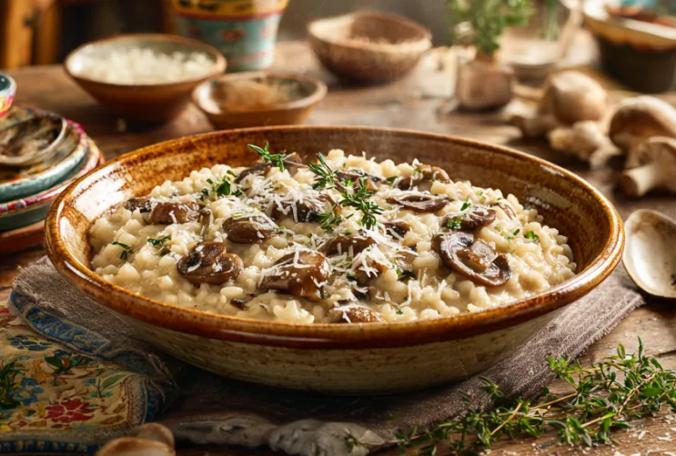 Pilz-Risotto mit frischen Kräutern