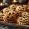 Halloween-Kürbis-Kekse