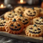 Halloween-Kürbis-Kekse