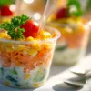 Der bunte Herbst-Schichtsalat im Glas