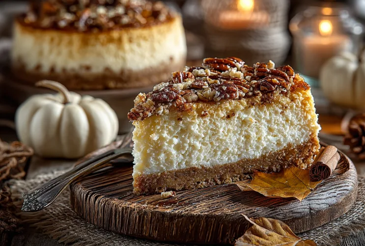 Pekannuss-Karamell-Käsekuchen