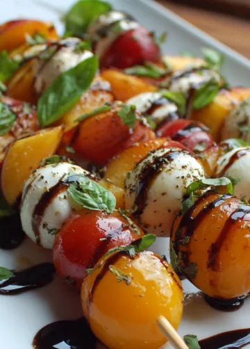 Regenbogen-Caprese-Spieße