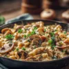 Cremige Champignon-Spätzle-Pfanne