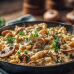 Cremige Champignon-Spätzle-Pfanne