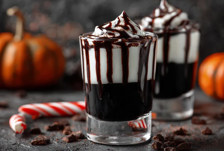 Halloween Schicht-Dessert
