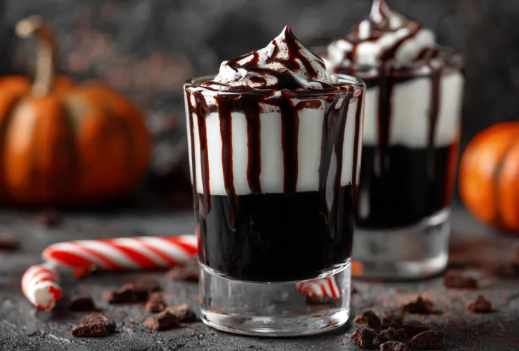 Halloween Schicht-Dessert 