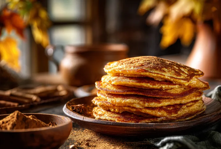 Kürbis-Zimt-Pancakes