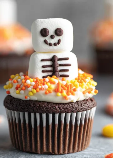 Skelett-Cupcakes