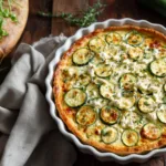 Zucchini-Sonnenscheiben-Quiche