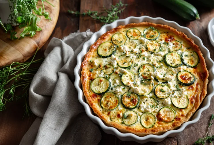 Zucchini-Quiche