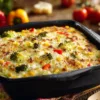 One-Pot-Wunder: Reis-Gemüse-Auflauf mit Käse-Kruste aus der Heißluftfritteuse