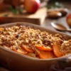 Apfel-Süßkartoffel-Gratin mit Zimt-Crumble