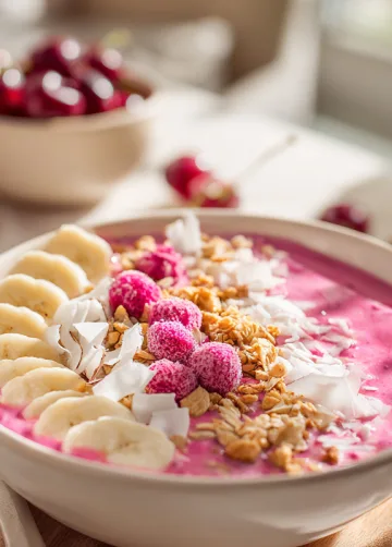 Cherry-Bomb Smoothie Bowl