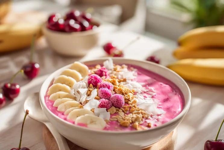 Cherry-Bomb Smoothie Bowl