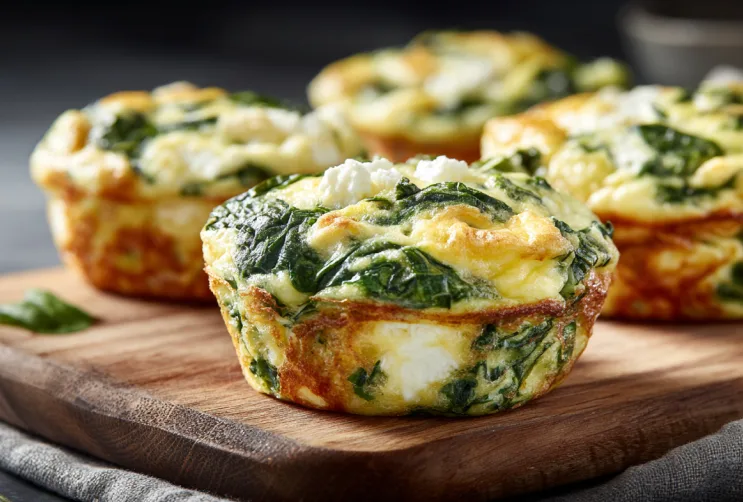 Spinat-Feta-Power-Muffins