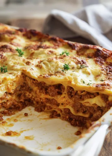 Hackfleisch-Kürbis-Lasagne
