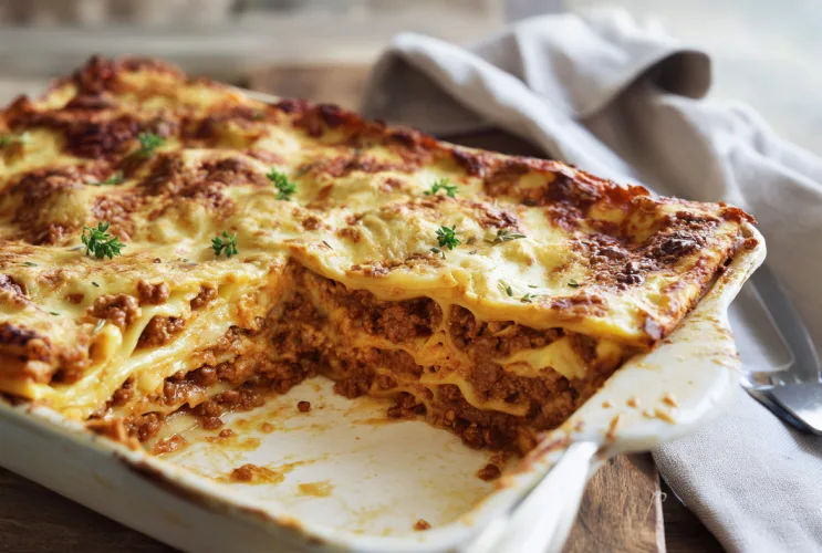 Hackfleisch-Kürbis-Lasagne